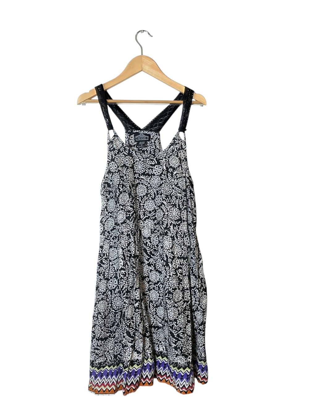 Angie Boho Dress S Tropical Medallion Mandala Cheveron Vacation Beach Cruise